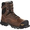 Georgia Boot Rumbler, Men's Composite Toe 8 Inch Work Boot, Black/Brown, 9, M, GB00285 GB00285 - alternate 1
